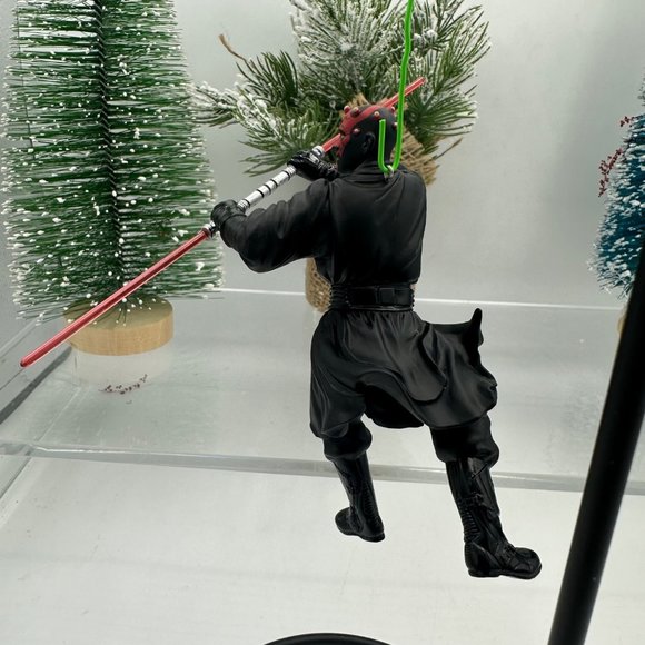 Hallmark Keepsake Ornament Star Wars Darth Maul Figurine Christmas Holiday 2000 - Picture 4 of 9